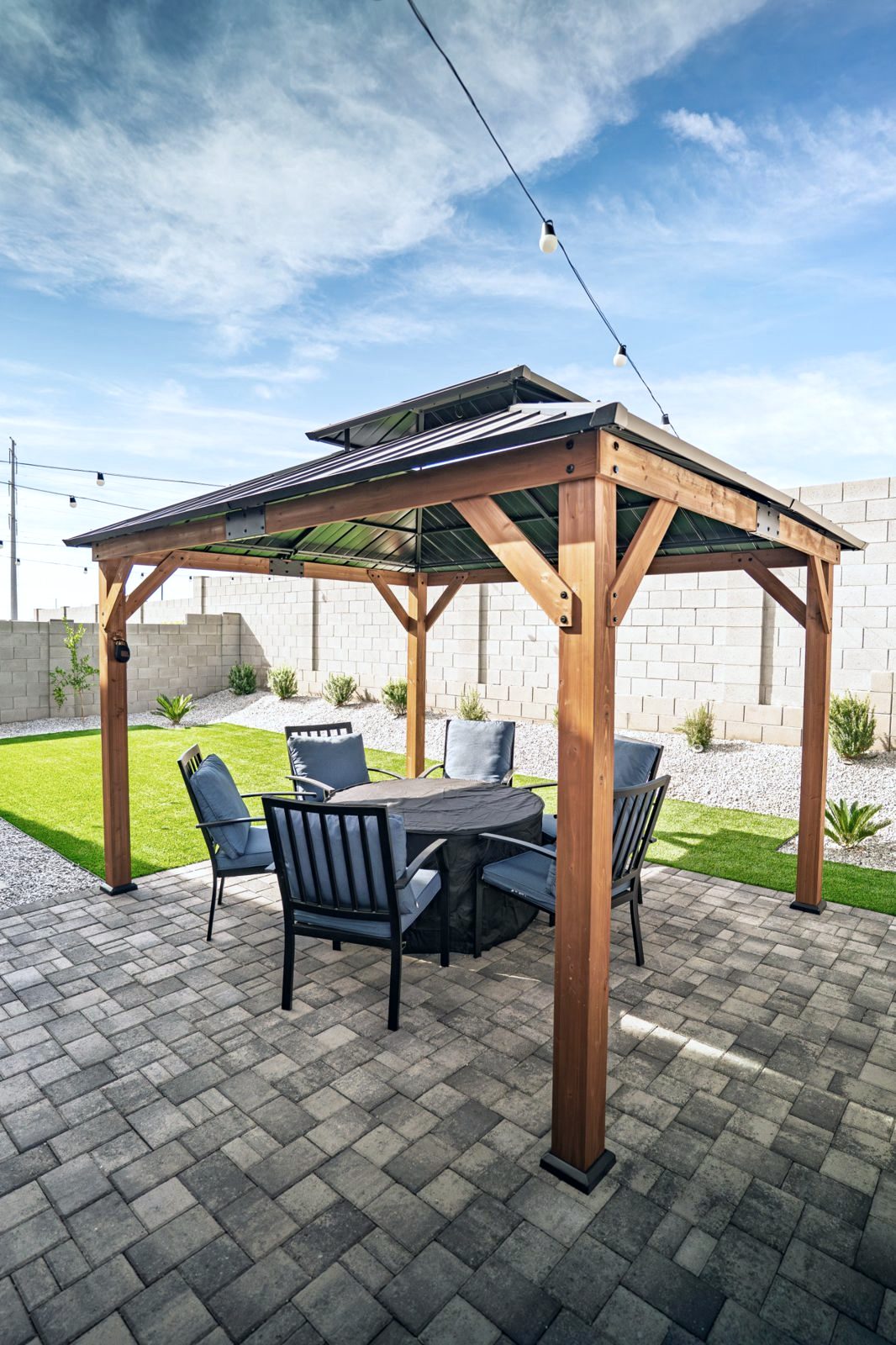 Paver patio